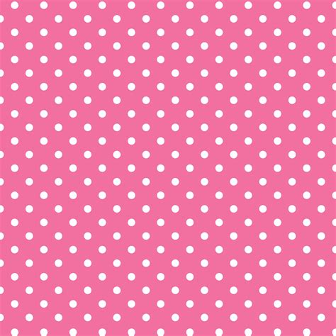 Pink Polka Dots Background