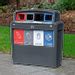 Nexus Evolution City Duo Recycling Bin Glasdon UK