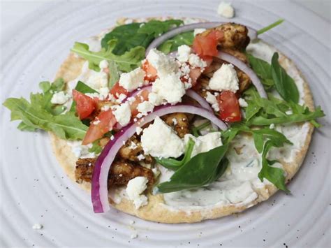 Greek Chicken Pitas Recipe Whisk