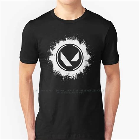 Valorant Logo Splatter Gaming T Shirt 100 Pure Cotton Valorant