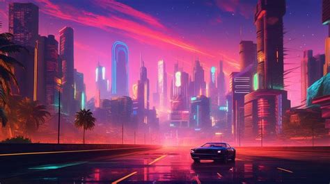 Desktop Wallpaper Desktop Background Cyberpunk City Car Futuristic ...