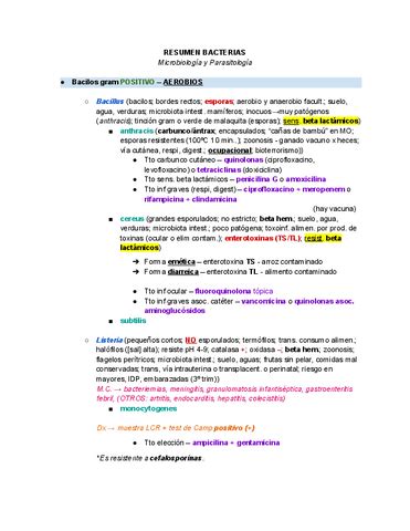 BACTERIAS RESUMEN ÚTIL pdf