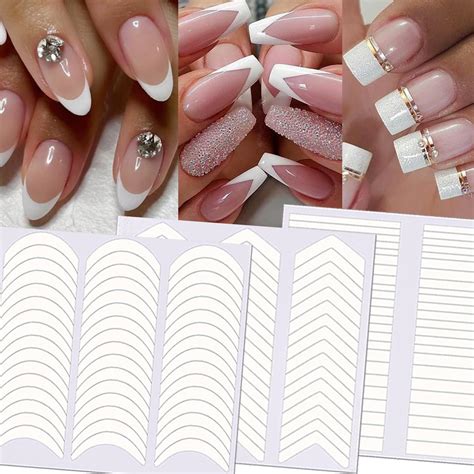 french manicure nail art ideas 1
