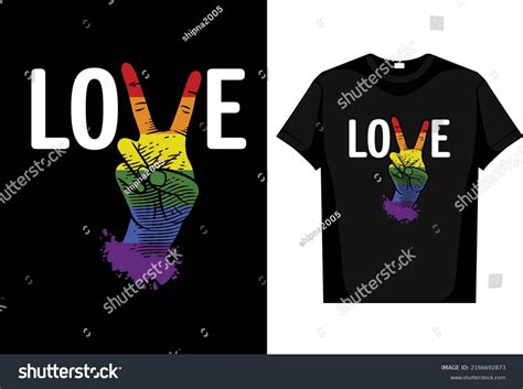 Pride Day Lgbt Gay Tshirt Design Stock Vector Royalty Free Shutterstock