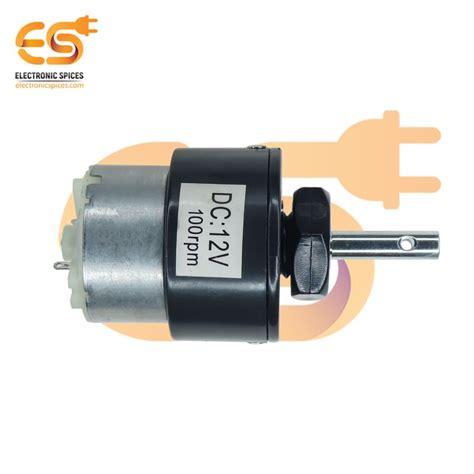 buy   rpm heavy duty geared dc motor yellow electronic spices