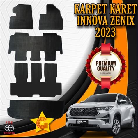 Promo Karpet Karet Mobil Berlogo Hitam Innova Zenix 2023 Brs3Smbg