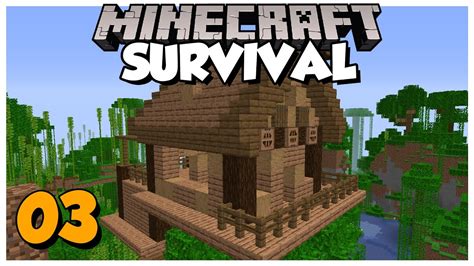 Minecraft 1 16 Survival 003 Domek Startowy Na Drzewie Minecraft