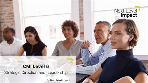 Online CMI Level 8 Diploma In Strategic Direction And Leadership Course