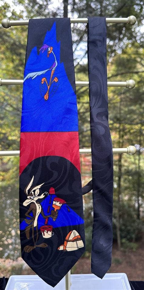 Vintage Balancine Hot Cakes Looney Tunes Tie Gem