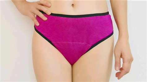 3 Layers Leak Proof Menstrual Panties Knitted High Cut Panties Bragas