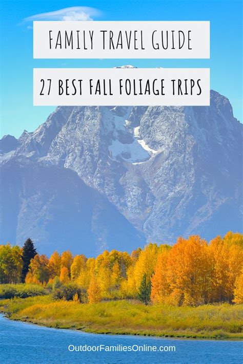 Best Fall Foliage Destinations To Visit In The Usa Fall Foliage