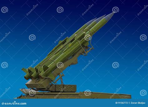 Missile Terra Aria E Anti Dei Velivoli Fotografia Stock Immagine Di