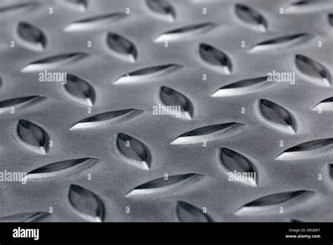 Stainless steel chequer plate Stock Photo - Alamy