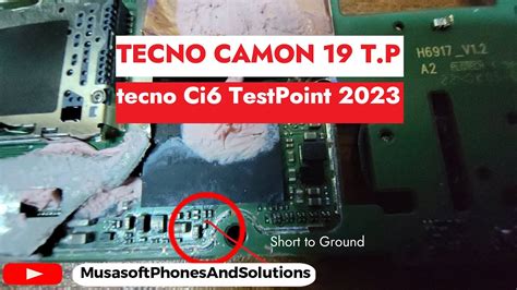 TestPoint For Camon 19 T P Ci6 To Hardreset Remove FRP 2023 YouTube