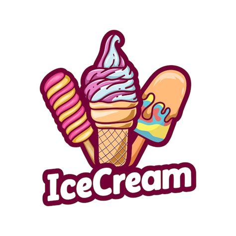 Premium Vector Ice Cream Logo Vector