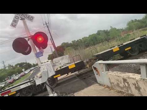 Northbound Union Pacific Mix Freight Train At Stassney Lane In Austin