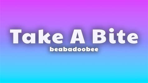 Beabadoobee Take A Bite Lyrics Chords Chordify