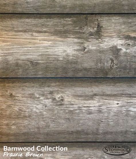 Barn Wood Siding | Salvaged Reclaimed Look | Prairie Brown