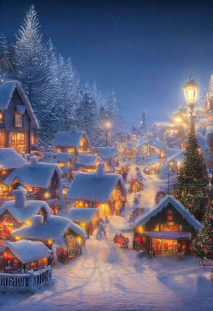 Download Christmas Village Backgrounds Bhmpics