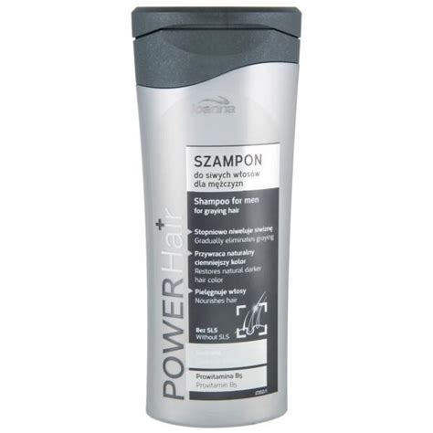 Joanna Power Graying Hair Shampoo For Men Shampoo Uomo Per Capelli Grigi Makeupit