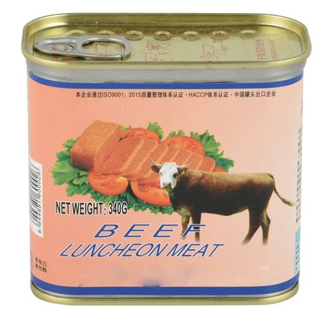 Best Canned Luncheon Meat Beef Canned Fast Food Top Quality China