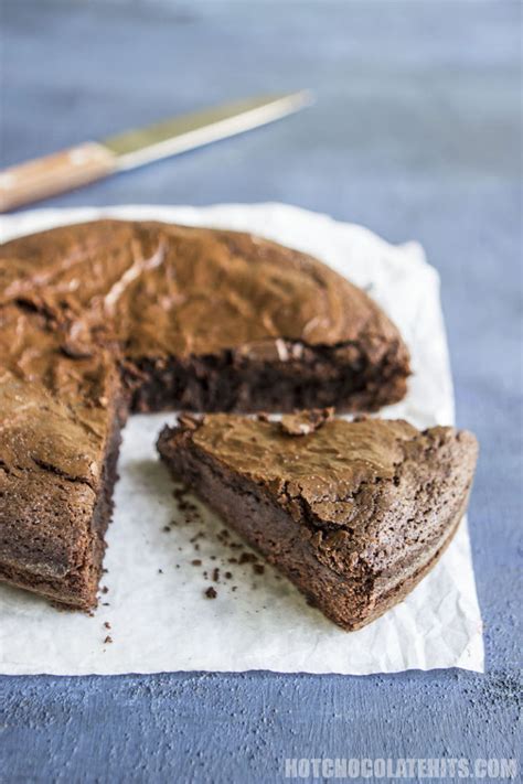 Fudgy Chocolate Brownie Cake Hot Chocolate Hits