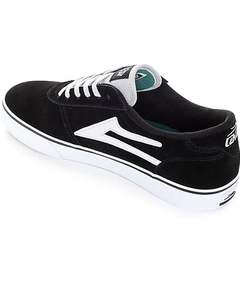 Lakai Manchester Black & Grey Suede Skate Shoes | Zumiez