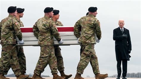 Remains of Service Members Killed in Jordan Arrive Back in U.S.