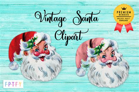 Vintage Santa Clip Art Free Pretty Things For You