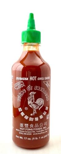 Huy Fong Sriracha Hot Chili Sauce 17 Oz Kroger