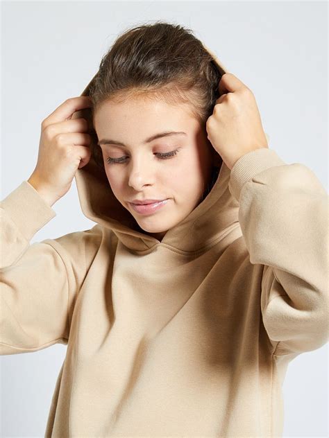 Sweat à capuche beige Kiabi 9 00