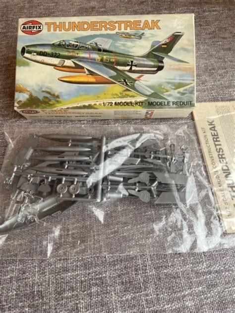 RARE VTG 1979 Airfix Model Aircraft Kit 1/72 THUNDERSTREAK Series 3 F ...