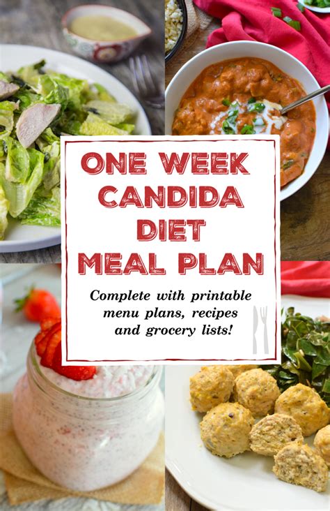 Candida Diet Meal Plan | Natural Tasty Chef