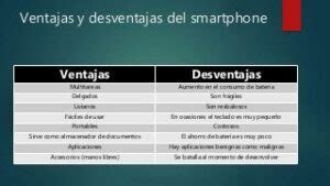 Cuáles son las ventajas y desventajas de los smartphones