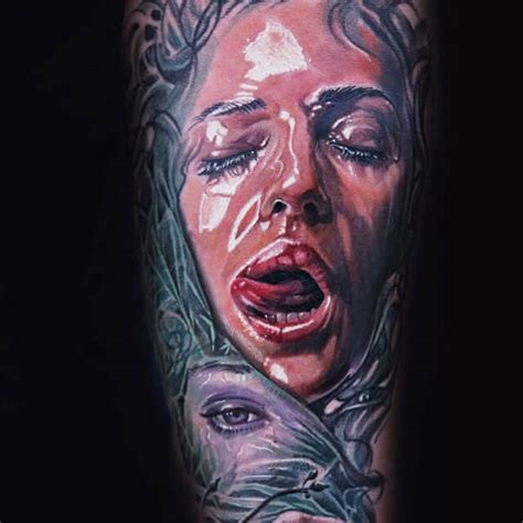 Horror Face Tattoo By Qtattoo Lee Post 12947