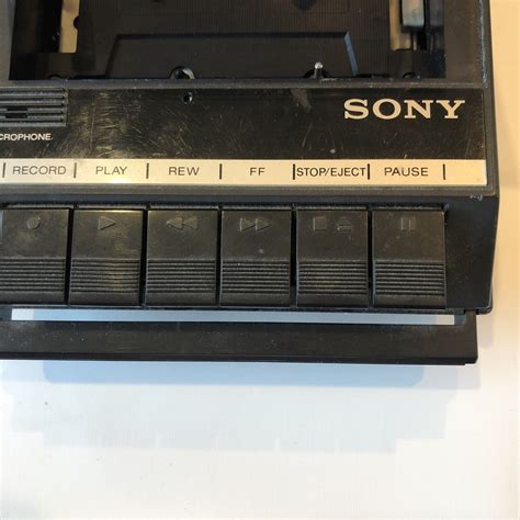 Vintage 1986 Sony Tcm 828 Cassette Corder Tape Cassette Recorder Player