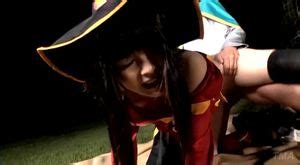 Mira この素晴らしいコスプレ世界に祝福を 小椋あずき 跡美しゅり 水野朝陽 Doggy Blowjob Cosplay Porn SpankBang