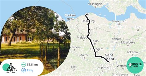 Fietsroute Gent Groede K Recreatieve Fietsroute Routeyou