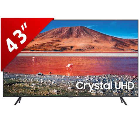 טלוויזיה חכמה "43 Samsung Crystal UHD 4K HDR UE43TU7100 אחריות היבואן