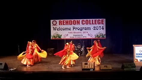 Maruni Dance On Welcome Prgm Of Rehdon Clz Youtube