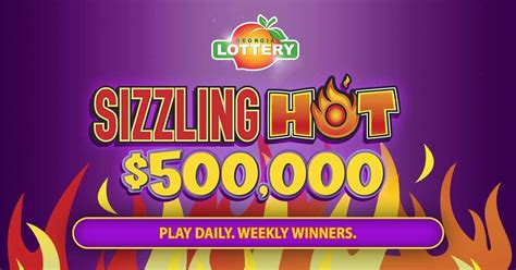 Georgia Lottery Sizzling Hot Scratcher