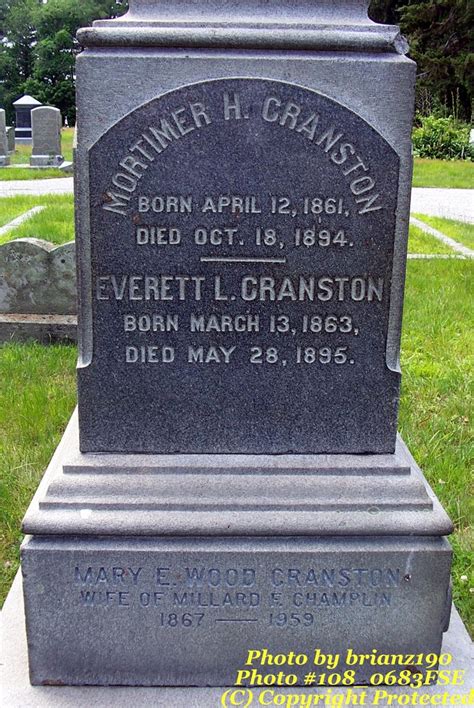 Mortimer Hall Cranston M Morial Find A Grave