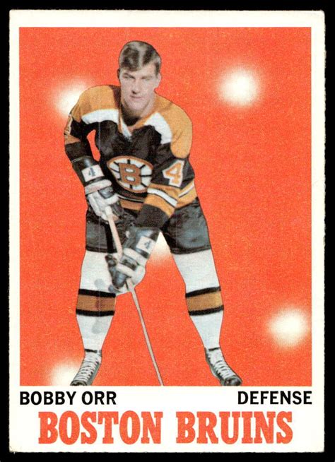 1970 71 Topps 3 Bobby Orr HOF Boston Bruins EX EXMINT SHARP EBay