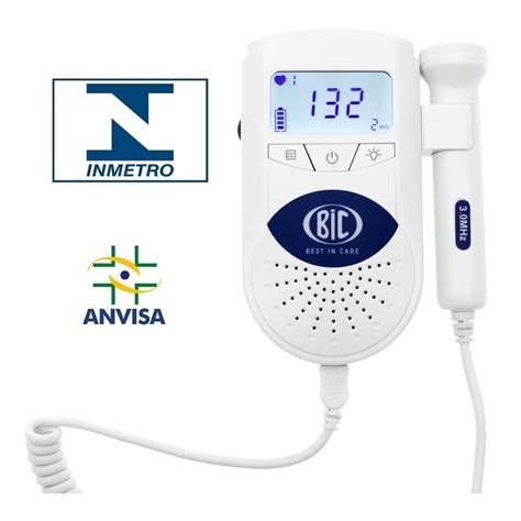 Doppler Fetal Aparelho Para Ouvir Coração Do Bebê Monitor Pré Natal bic