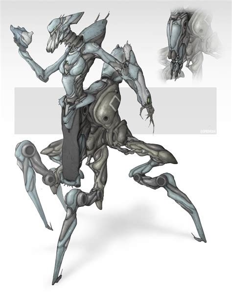 Warframe Fan Character Design Grineer Spider Lady Rwarframe