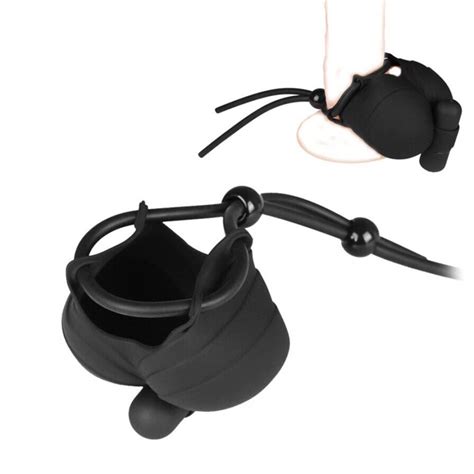 Vibrating Ball Testicle Scrotum Pouch Cinch Penis Cock Ring Male Enhancer Sextoy Ebay