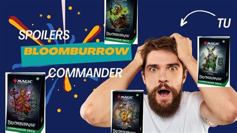 Magiccon Chicago Commander Decks Spoiler Bloomburrow Youtube