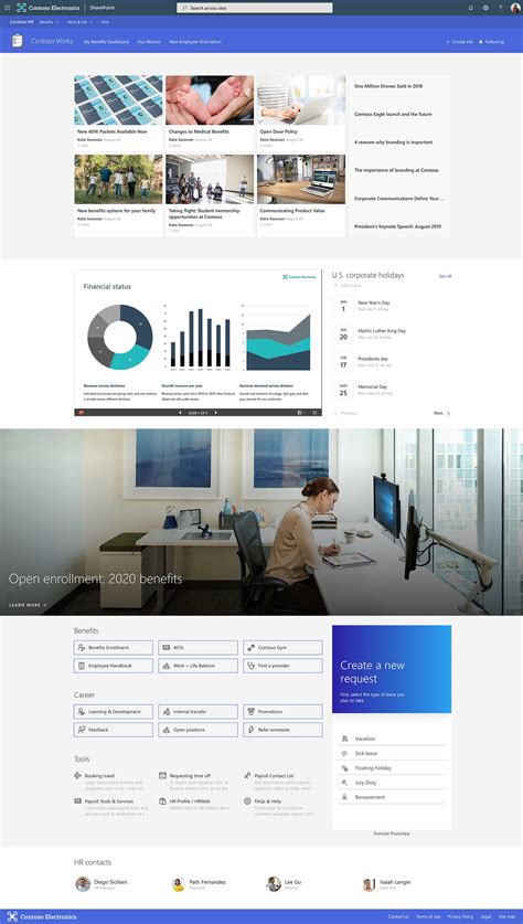 25 great examples of SharePoint Intranet - Microsoft 365 atWork