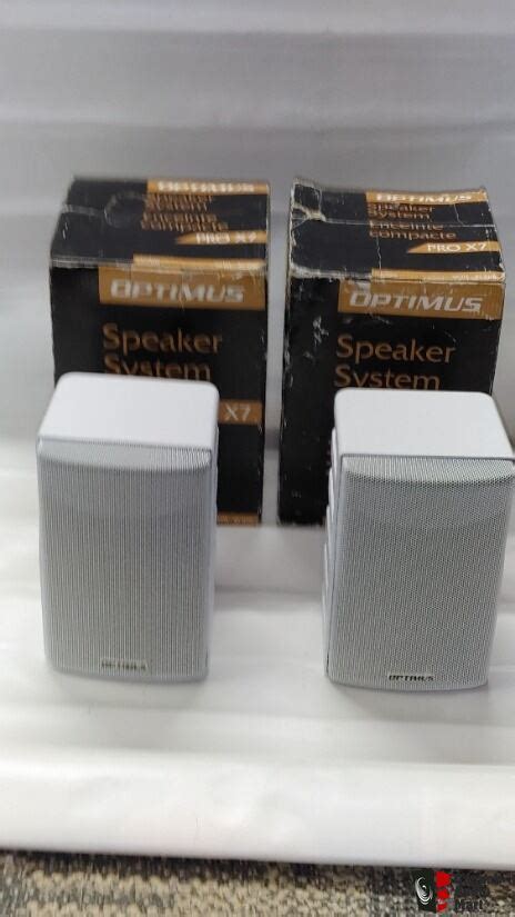 Optimus Pro X7 Bookshelf Speakers New Old Stock For Sale Canuck