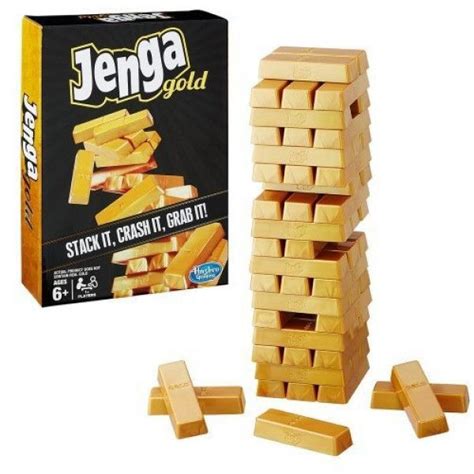 Настольная игра Jenga Gold Hasbro купить с доставкой по выгодным